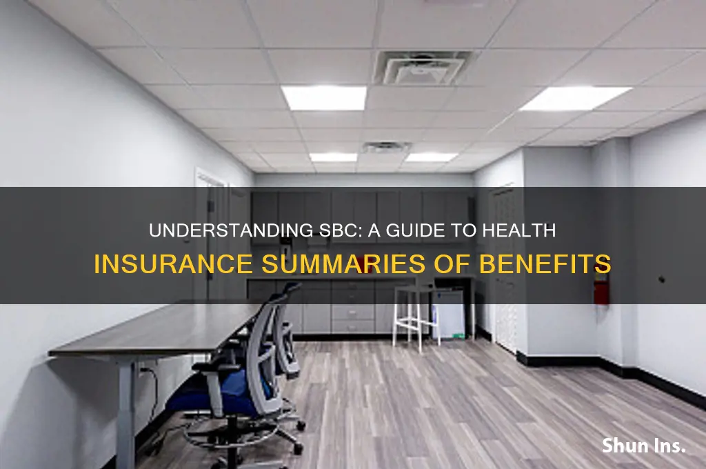 what is sbc in health insurance