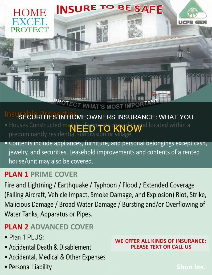 what is securities in homeowners insurance