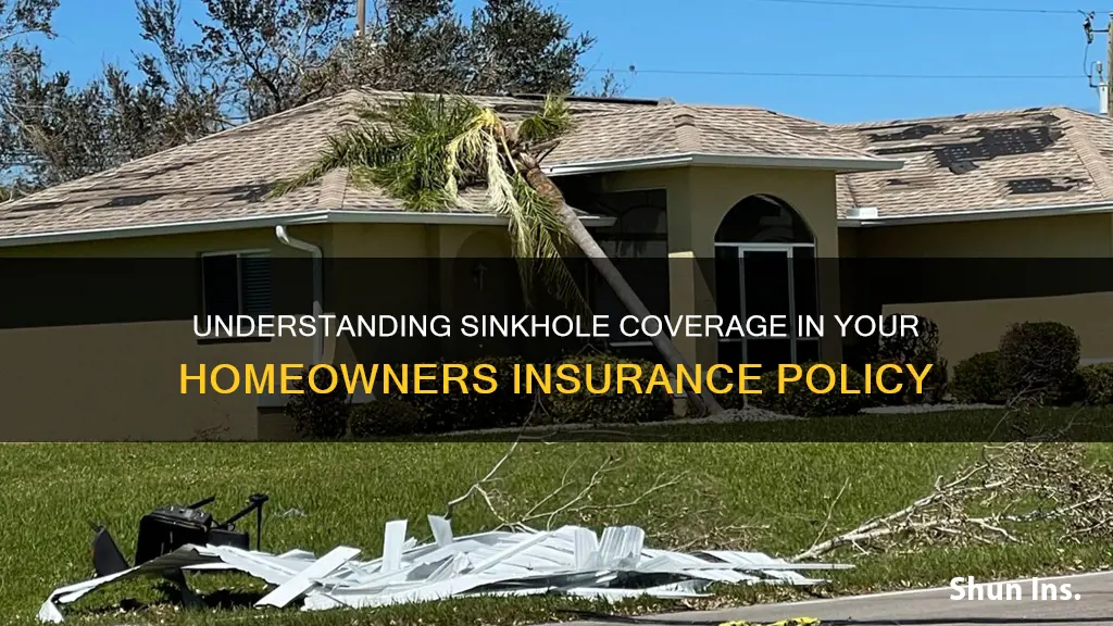what is sinkhole coverage classified as for homeowners insurance