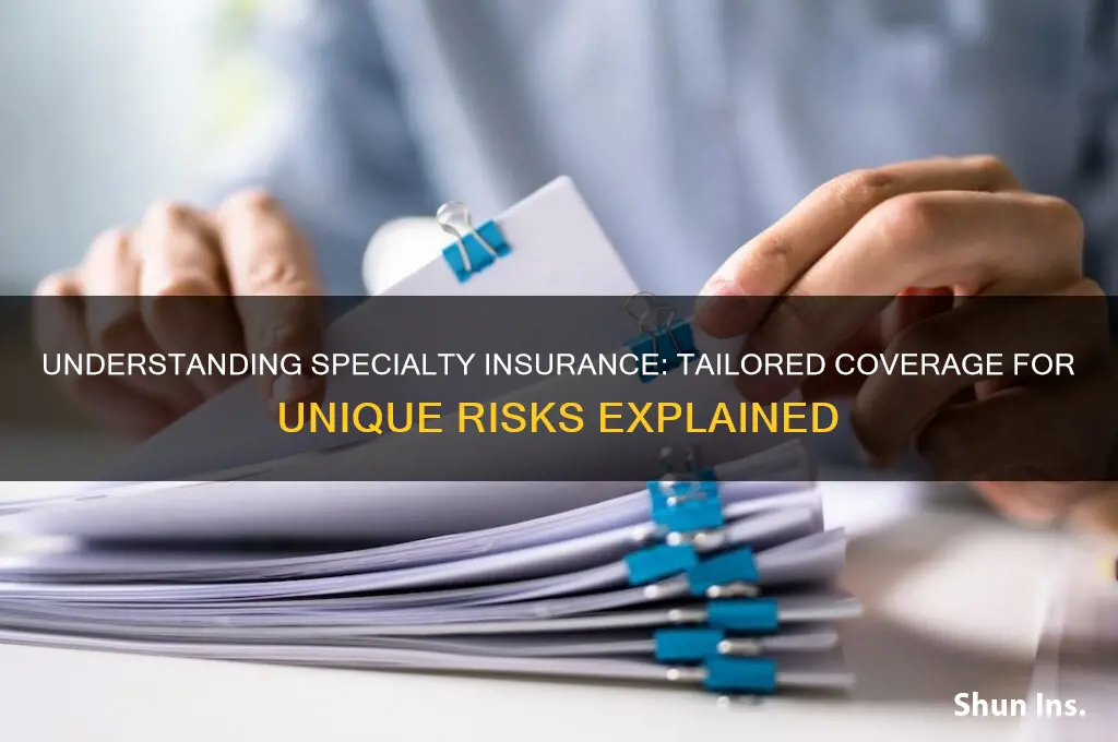 what is specialty insurance