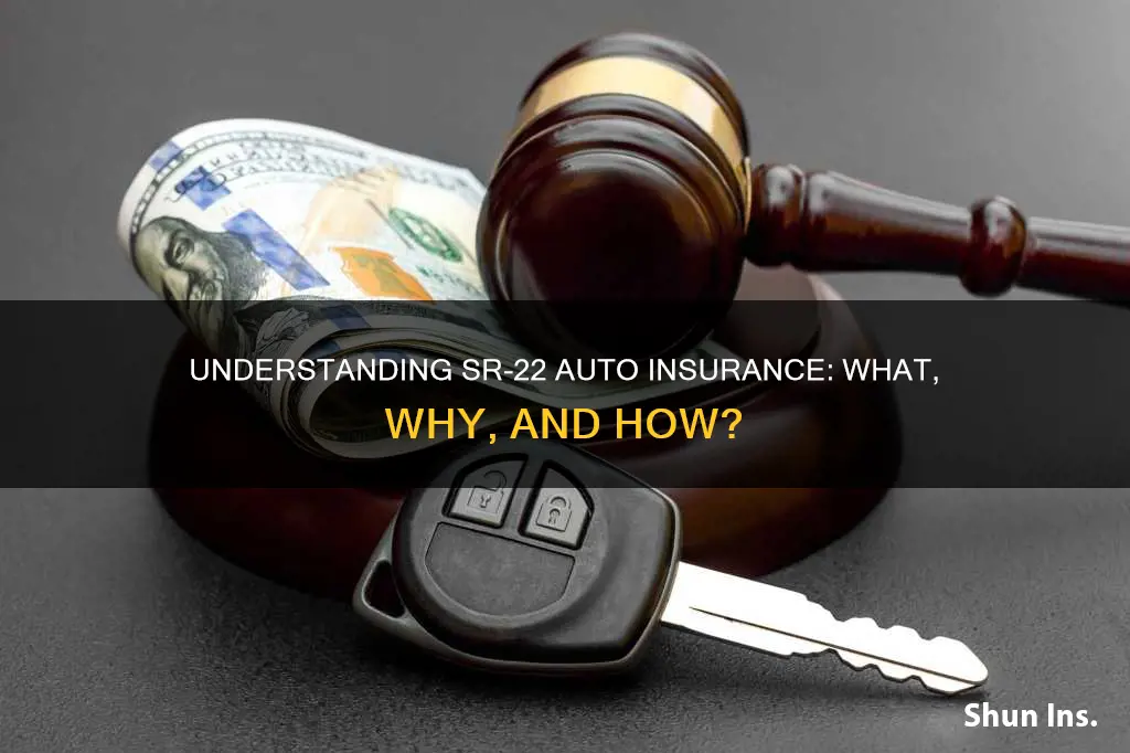 what is sr 22 auto insurance