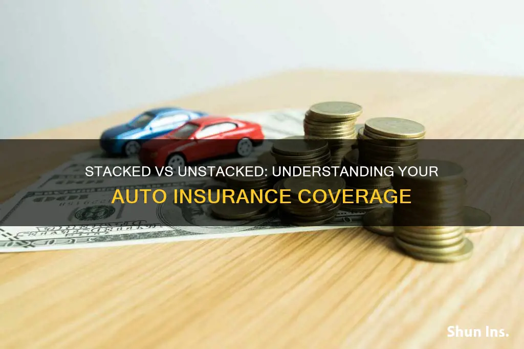 what is stacked and unstacked auto insurance