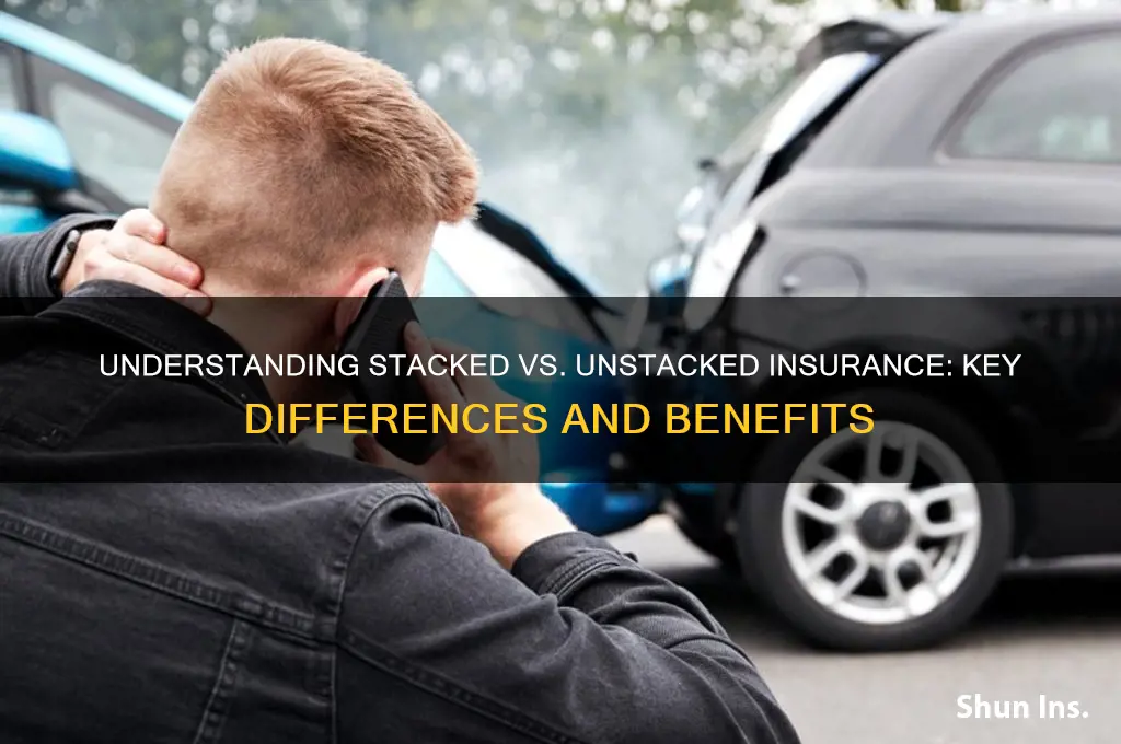 what is stacked and unstacked insurance