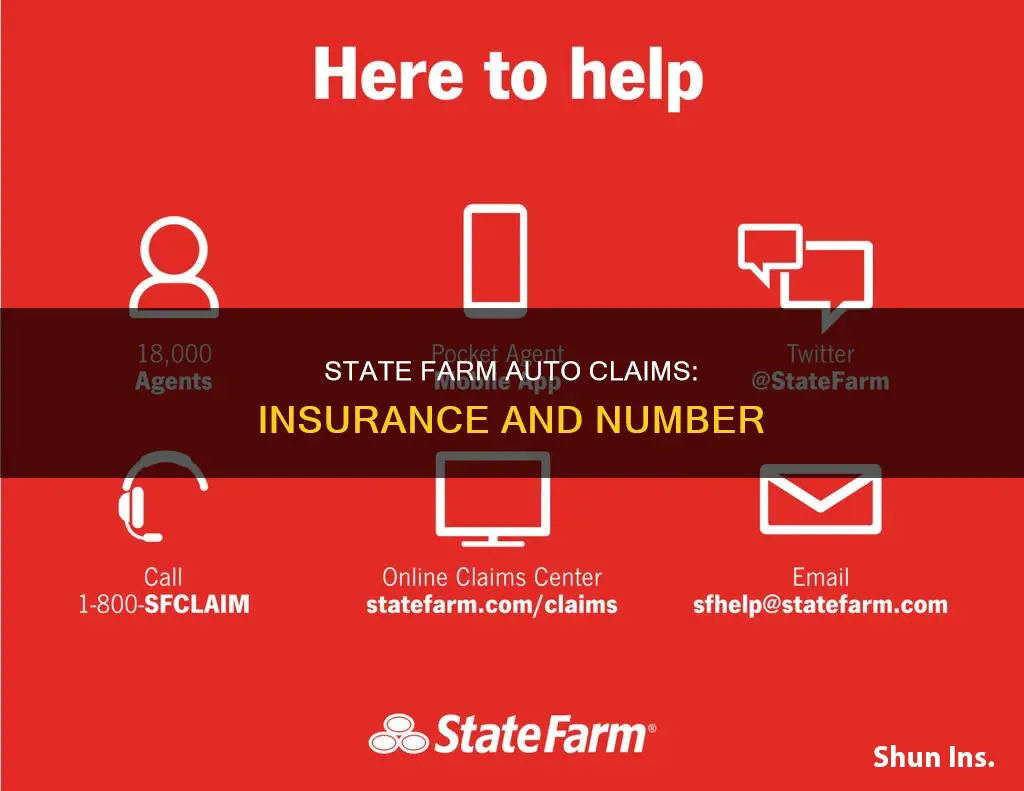 what is state farm auto insurance claims department