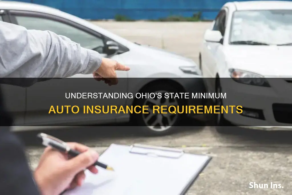 what is state minimum auto insurance in Ohio