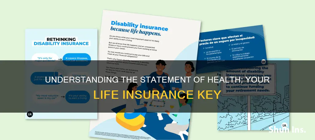 what is statement of health for life insurance