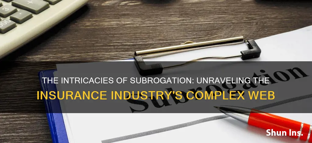 what is subrogation in insurance terms