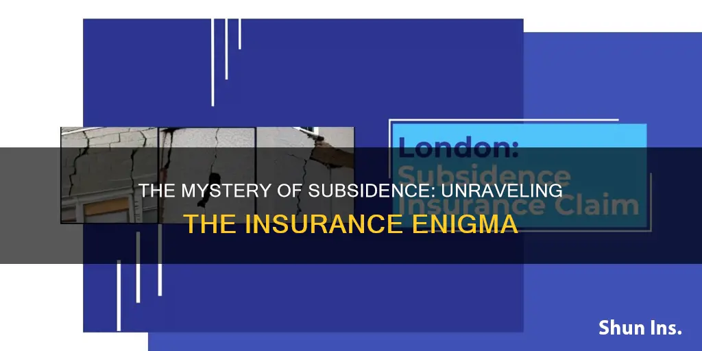 what is subsidence in insurance terms