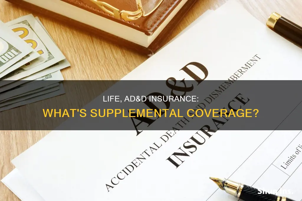 what is supplemental life ad&d insurance