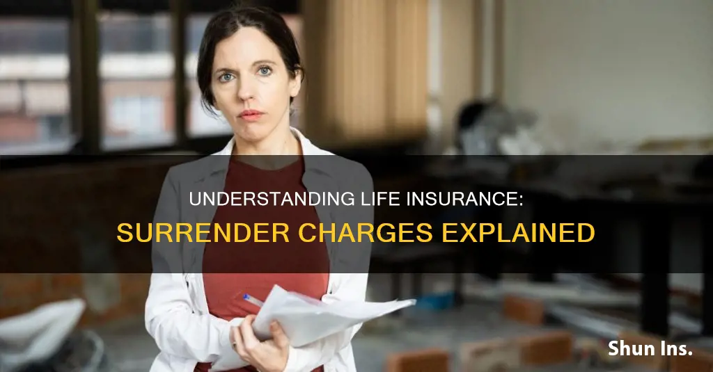 what is surrender charge on life insurance