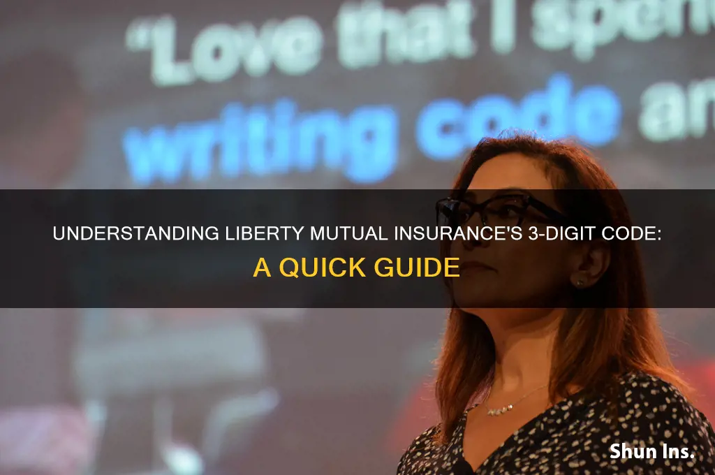 what is the 3 digit code for liberty mutual insurance