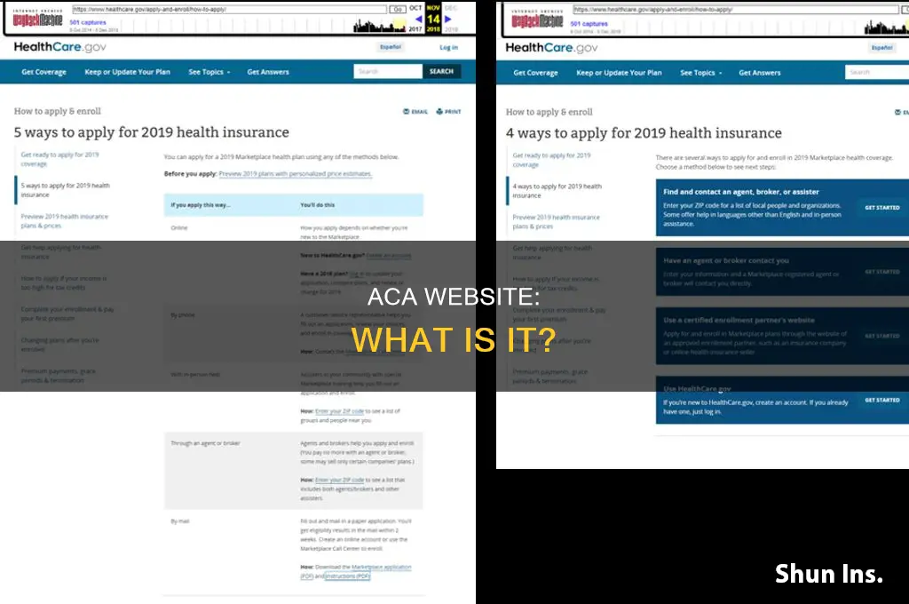 what is the aca website