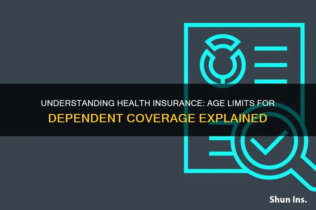 what is the age limit for dependents on health insurance