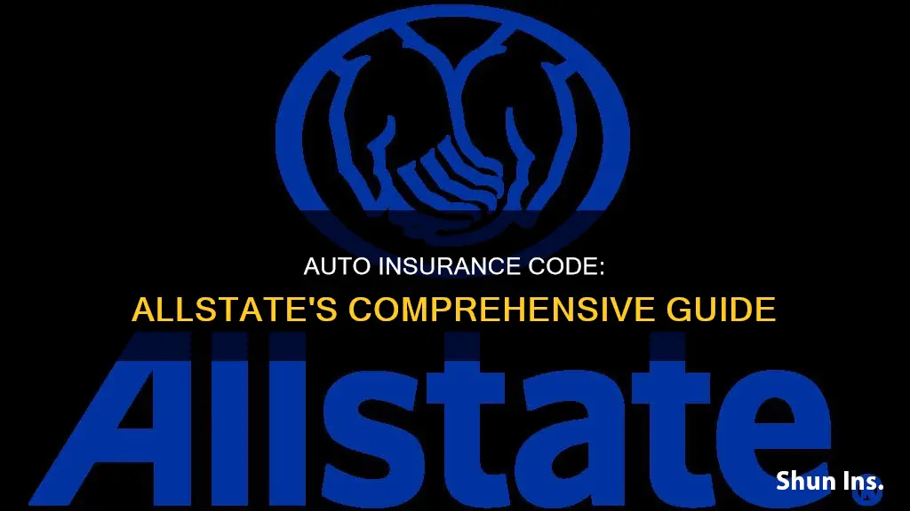 what is the auto insurance code for allstate