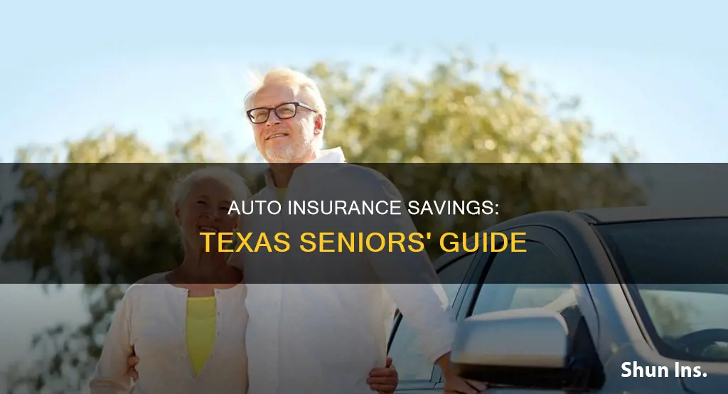 what is the auto insurance savings for seniors in Texas