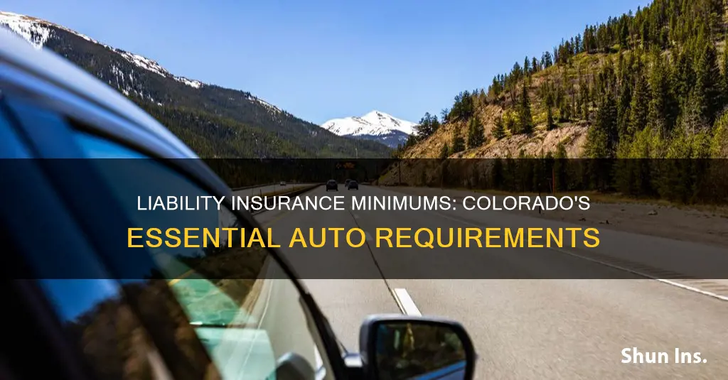 what is the auto liability insurance minimum in colorado