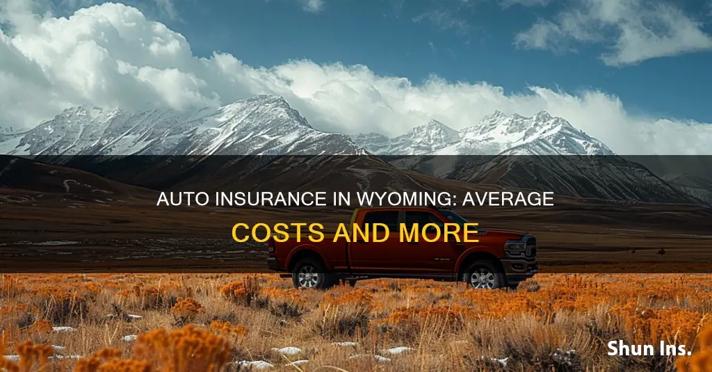 what is the average auto insurance in wyoming