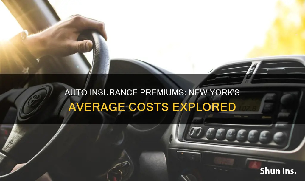 what is the average auto insurance premium in New York