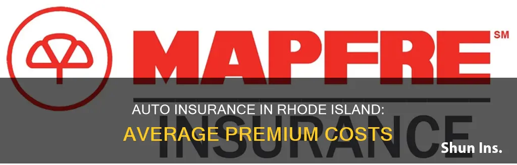 what is the average auto insurance premium in rhode island