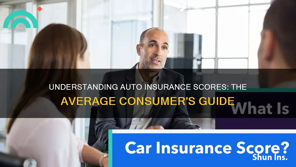 what is the average auto insurance score