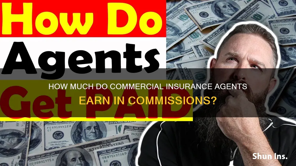 what is the average commission for commercial insurance agent