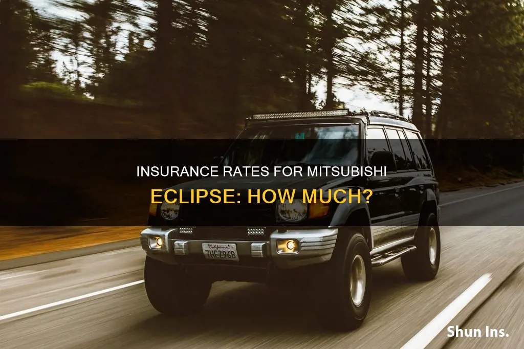 what is the average insurance rate for a mitsubishi eclipse