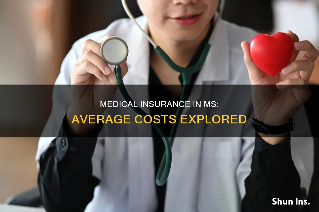 what is the average medical insurance in ms