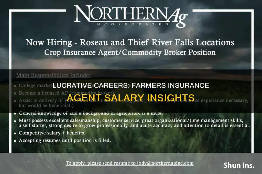 what is the average salary of a farmers insurance agent