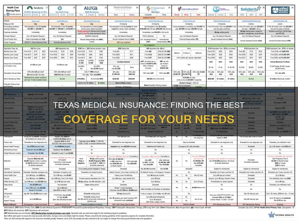 what is the best medical insurance in Texas