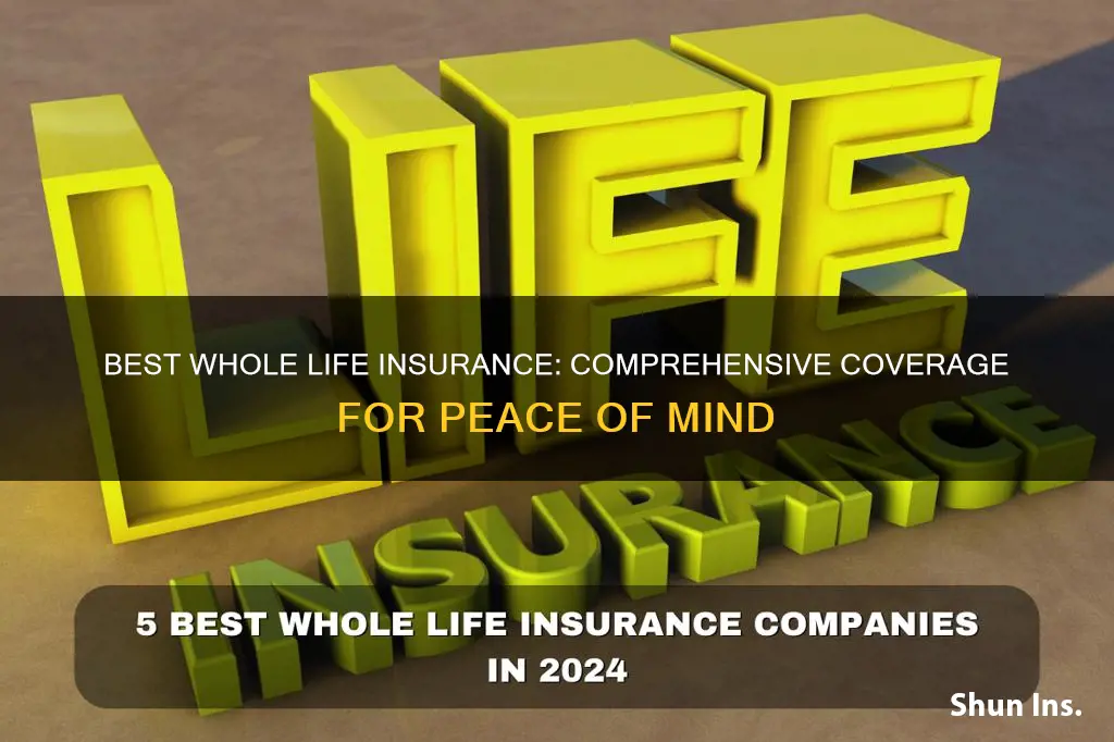 what is the best whole life insurance