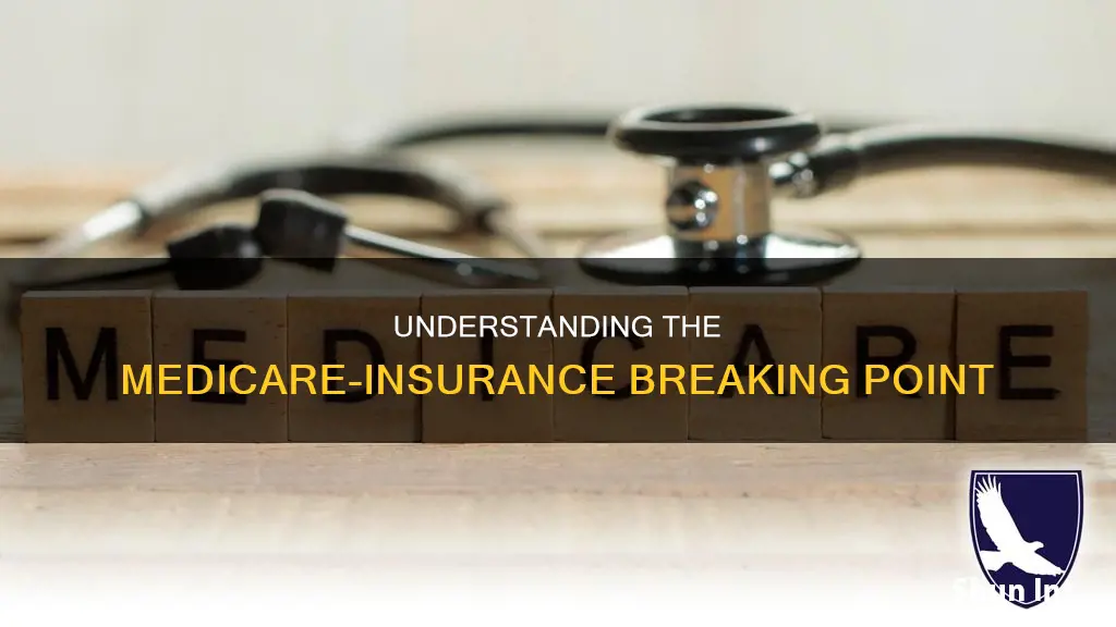 what is the breaking point between medicare and regular insurance