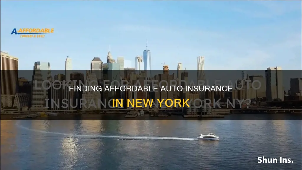 what is the cheapest auto insurance in New York