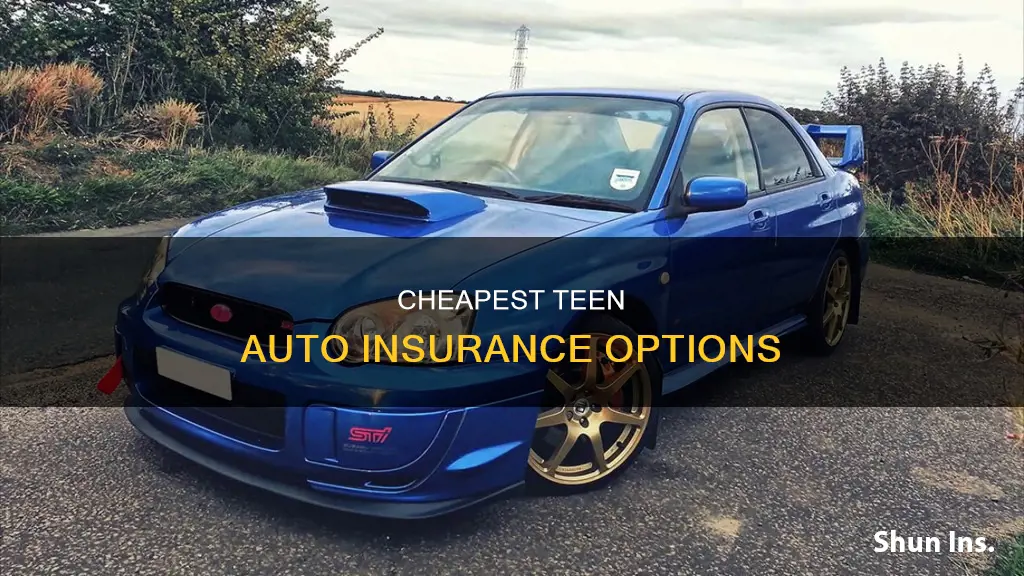 what is the cheapest vehicle to insure for a teenager