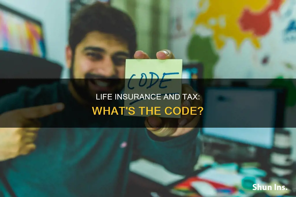 what is the code for life insurance on tax forms