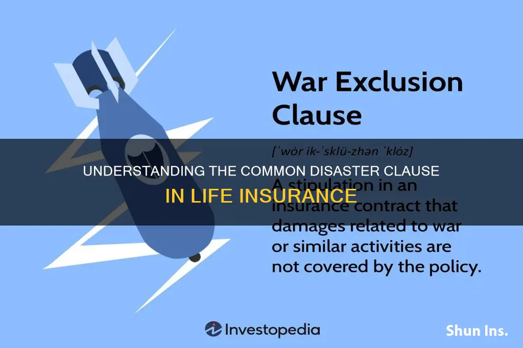 what is the common disaster clause in life insurance