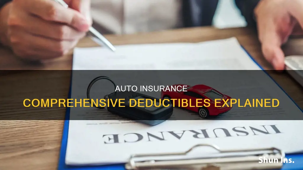 what is the comprehensive deductible for auto insurance