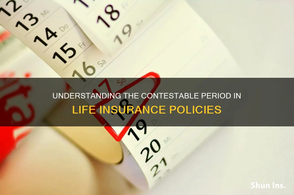 what is the contestable period in life insurance