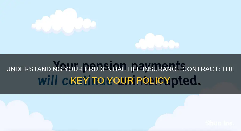 what is the contract number on prudential life insurance