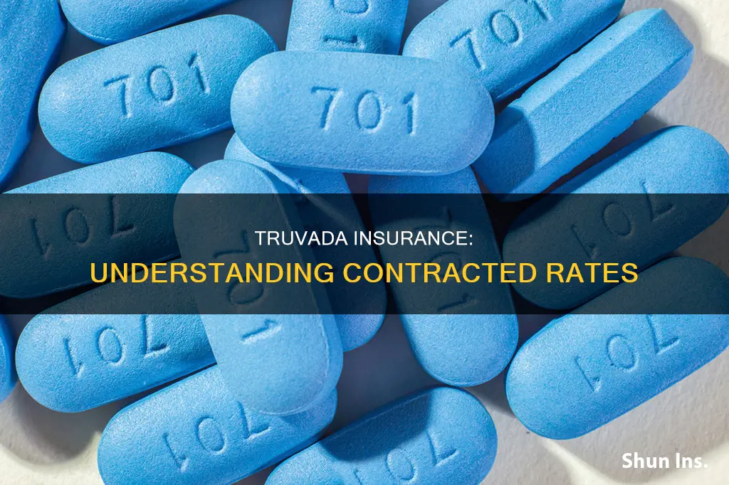 what is the contracted insurance rate for truvada