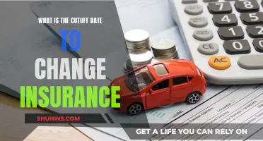 Insurance Change Cutoff Dates