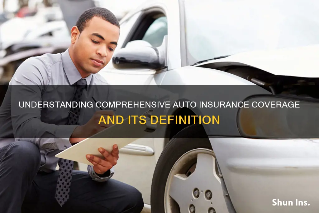 what is the definition of comprehensive auto insurance