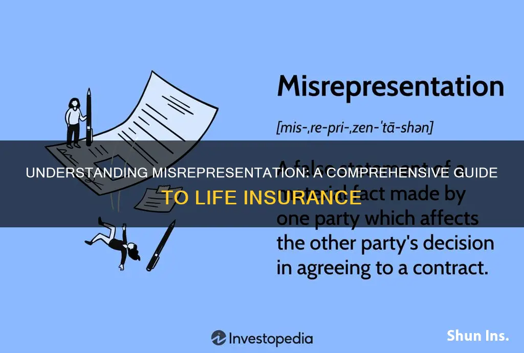 what is the definition of misrepresentation in life insurance