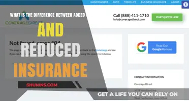 Understanding Added-On and Reduced Insurance Coverage