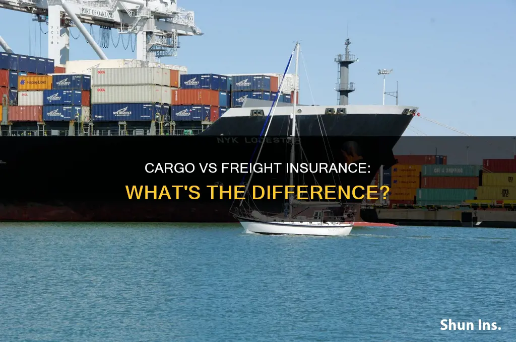 what is the difference between cargo and freight insurance