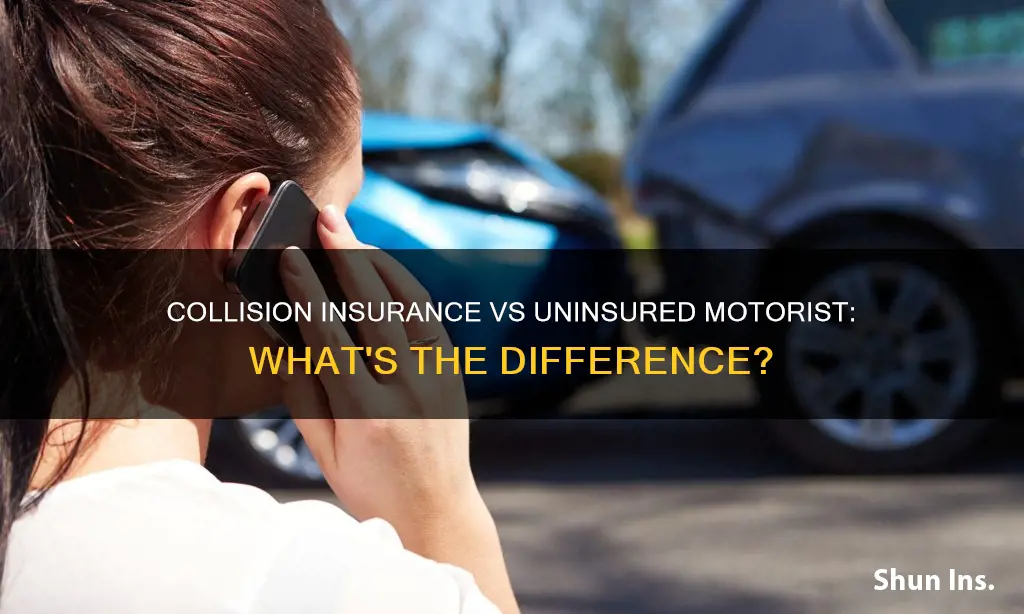 what is the difference between collision insurance and unisured motorist