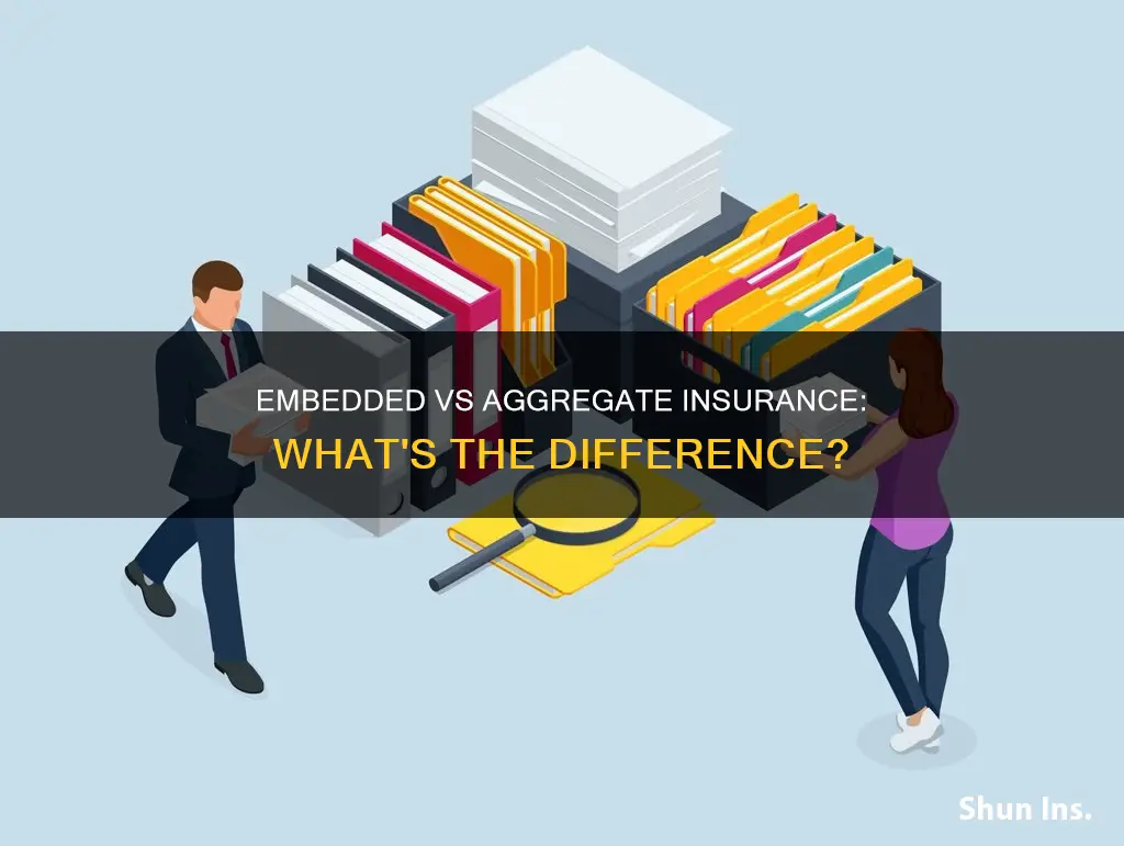 what is the difference between embedded and aggregate insurance