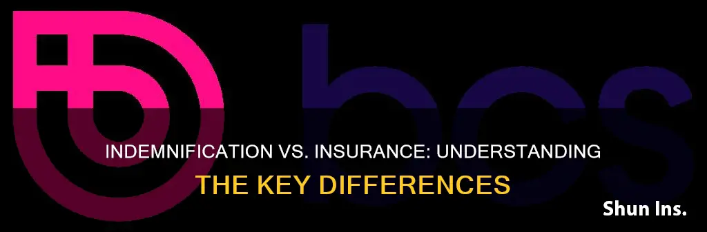 what is the difference between indemnification and insurance