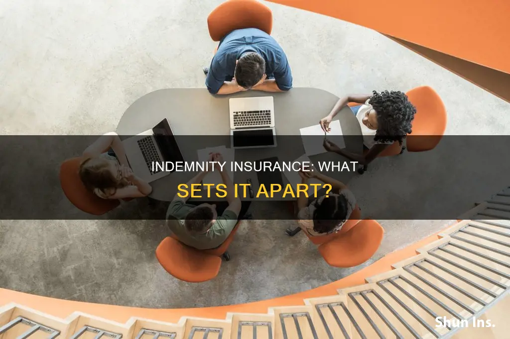 what is the difference between indemnity and non-indemnity insurance products