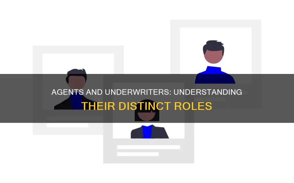 what is the difference between insurance agent and underwriter