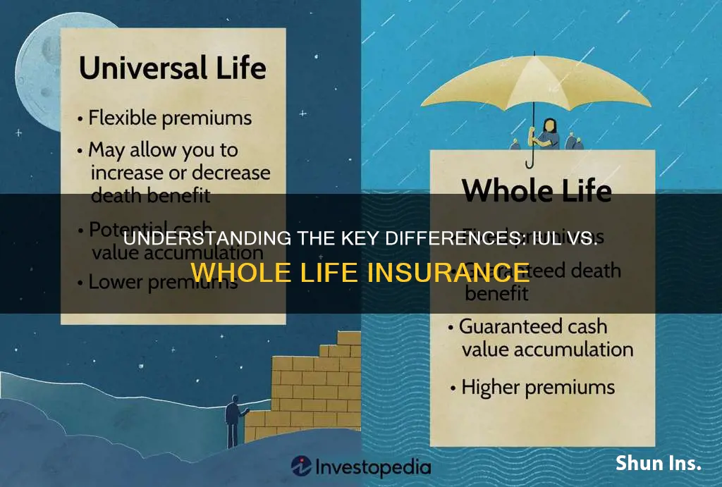 what is the difference between iul and whole life insurance